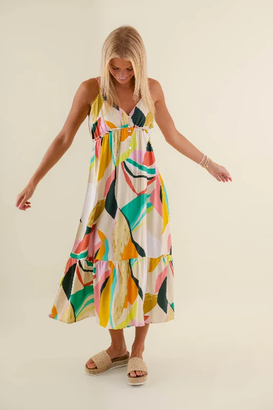 Malibu Beaches Midi Dress