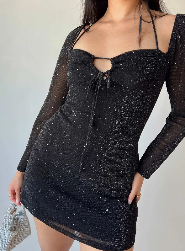 Stassie Mini Dress Black