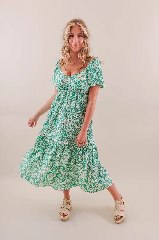 Think Happy Thoughts Midi Dress